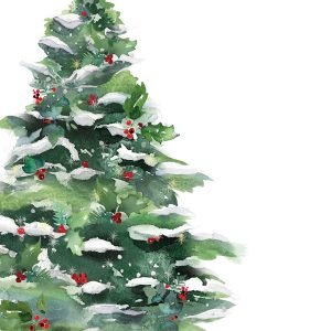 Guardanapos Tree 25x25