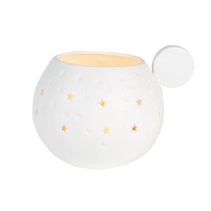 Tea Ligth redondo com pega "Stars"